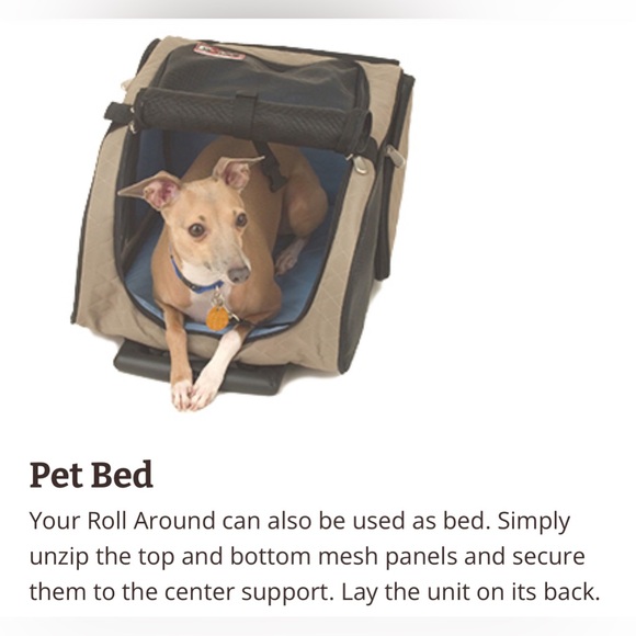 Snoozer Pet products- roll around Travel Dog / Cat carrier backpack 4 in 1 - Picture 10 of 16